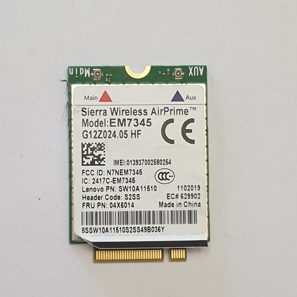 Lenovo ThinkPad T540p WWAN Karte 4G Sierra Wireless LTE Modul