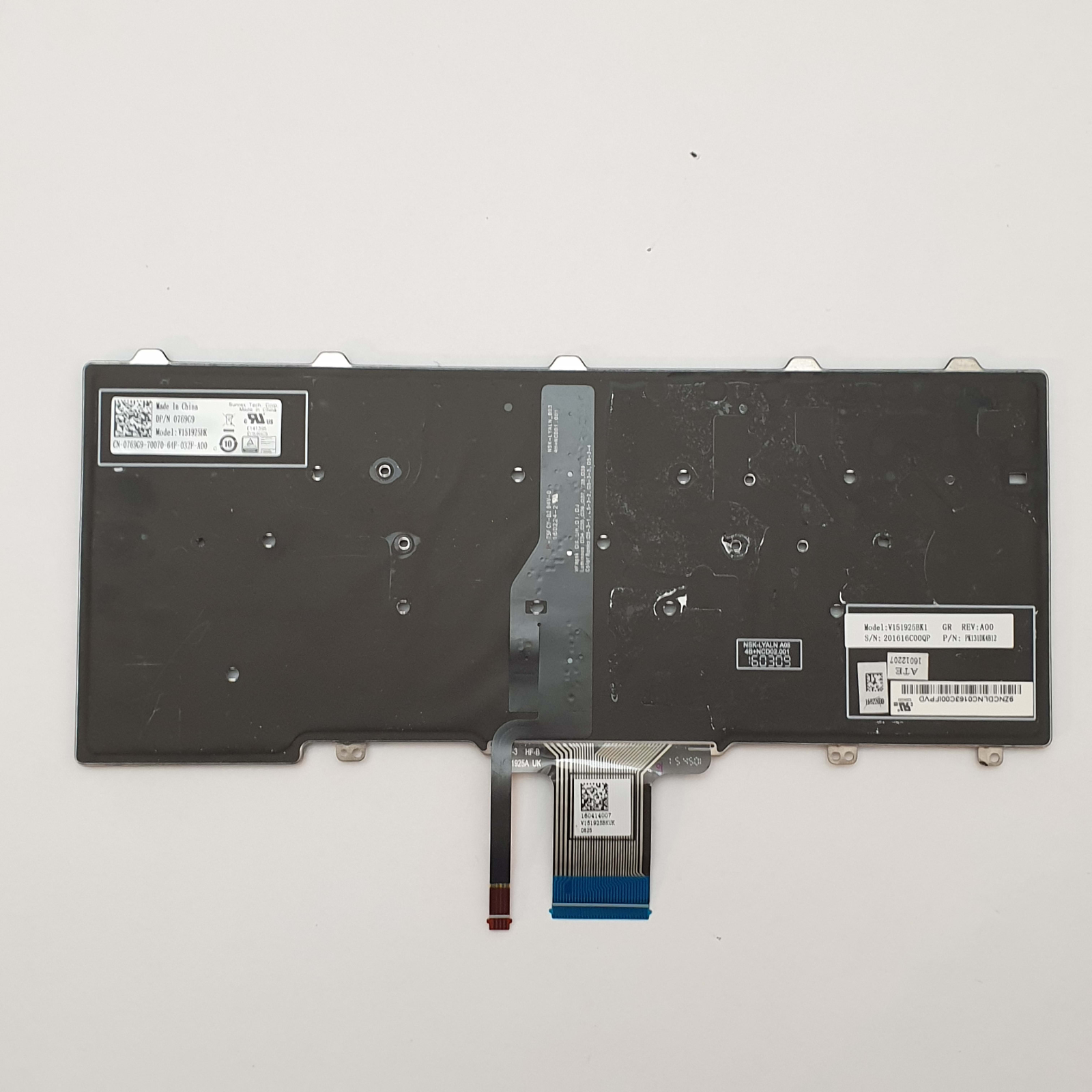 Dell Latitude E5270 Tastatur Deutsch QWERTZ Keyboard DE Hintergrundbeleuchtung – Bild 3