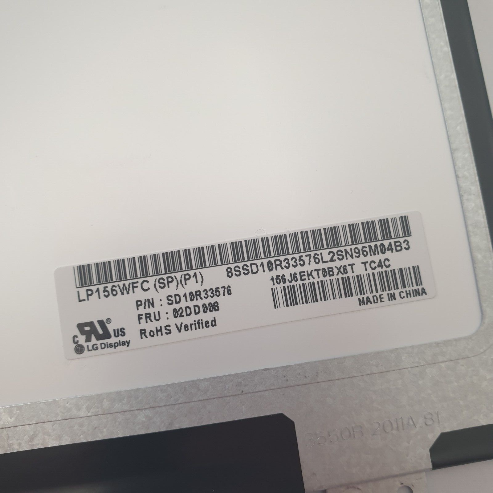 Lenovo ThinkPad L580 FHD Display 15.6 LP156WFC(SP)(P1) Panel LCD Bildschirm – Bild 3