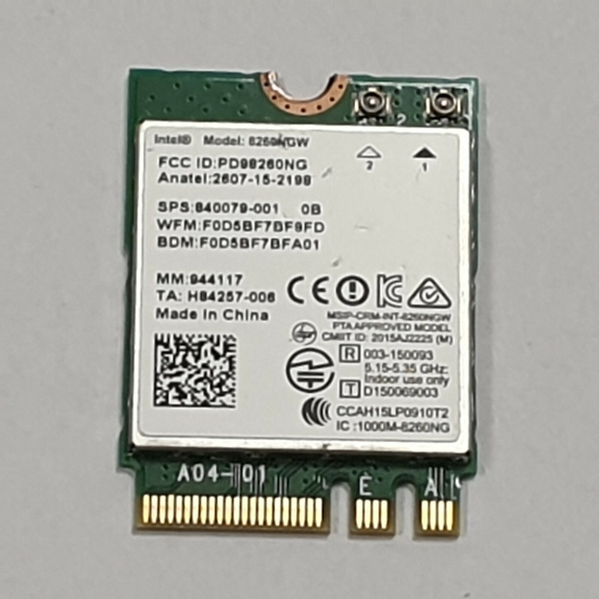 Asus Zenbook UX330C WLAN Karte Wifi Intel 8260NGW Wireless Modul