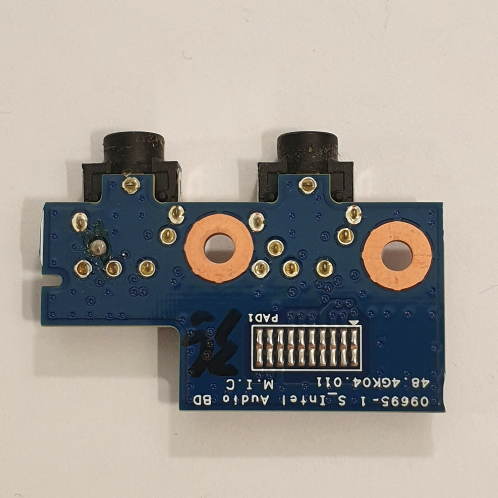 HP ProBook 4520s Audio Sound Board Audioplatine Kopfhörer Mikrofon Anschluss – Bild 2