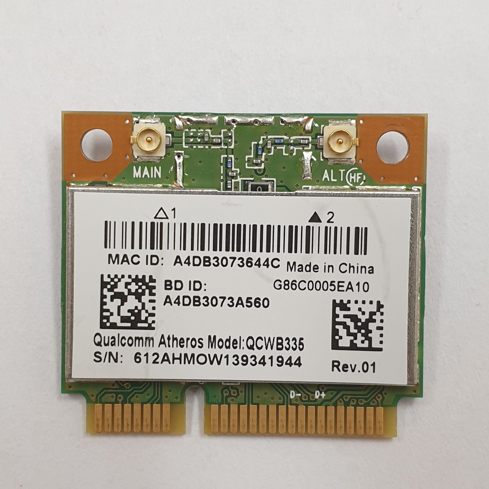 Toshiba Satellite C75-A WLAN Bluetooth Karte Qualcomm Atheros QCWB335