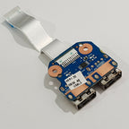 HP Compaq Presario CQ58 USB Board USB Anschluss Platine mit Kabel – Bild 2
