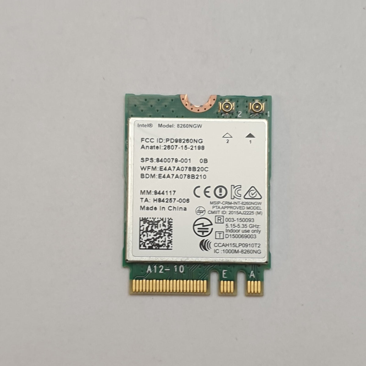 Fujitsu Stylistic Q616 WLAN Karte Wifi Intel 8260NGW 840079-001