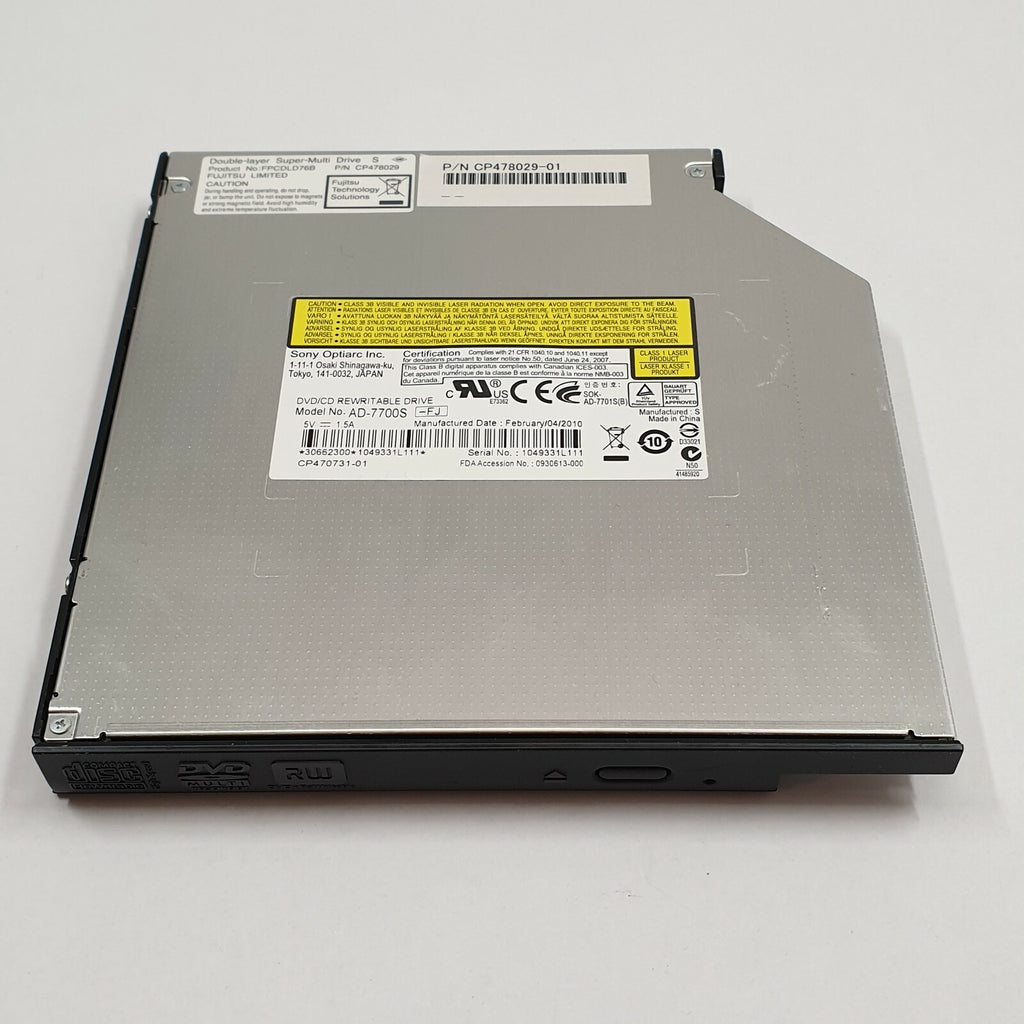 Fujitsu LifeBook S710 DVD Laufwerk Brenner Optisches Laufwerk DVD RW Drive
