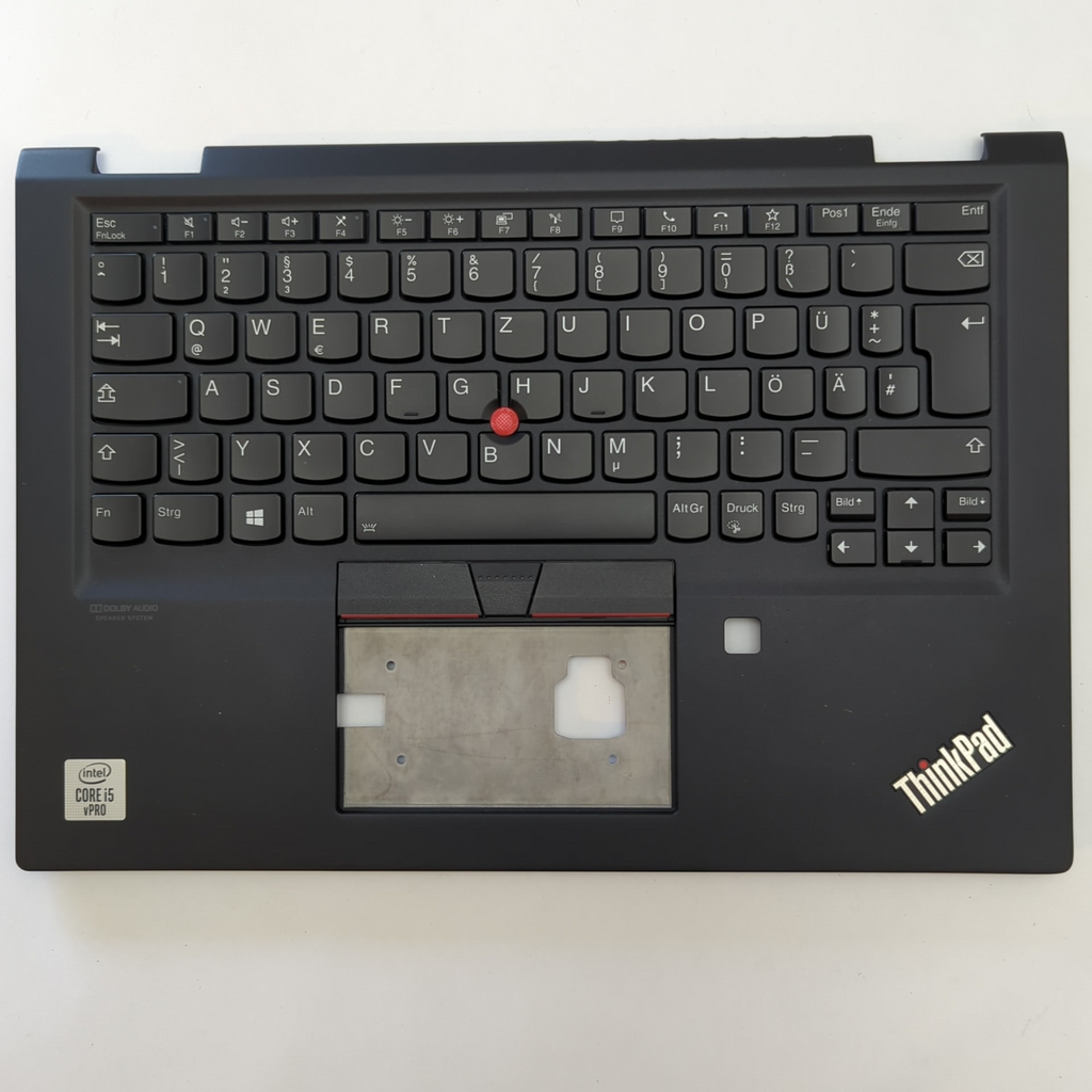 Lenovo ThinkPad X13 Yoga G1 Handauflage Tastatur DE QWERTZ Palmrest Gen 1