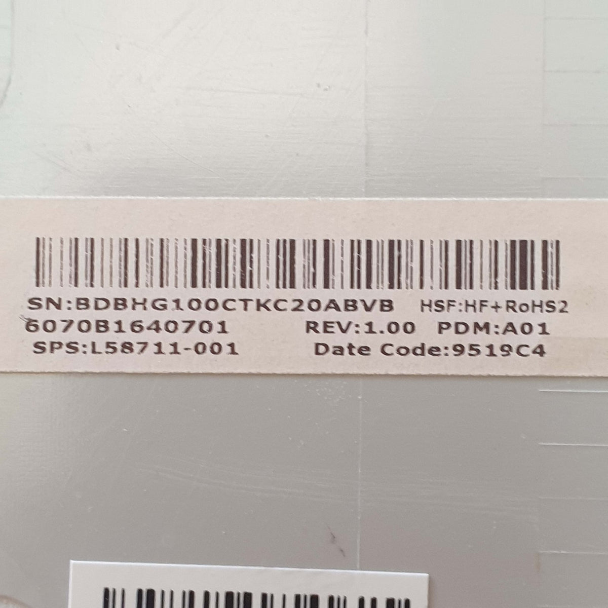 HP ProBook 650 G5 Displaygehäuse Deckel Gehäuse Top Lid LCD Cover