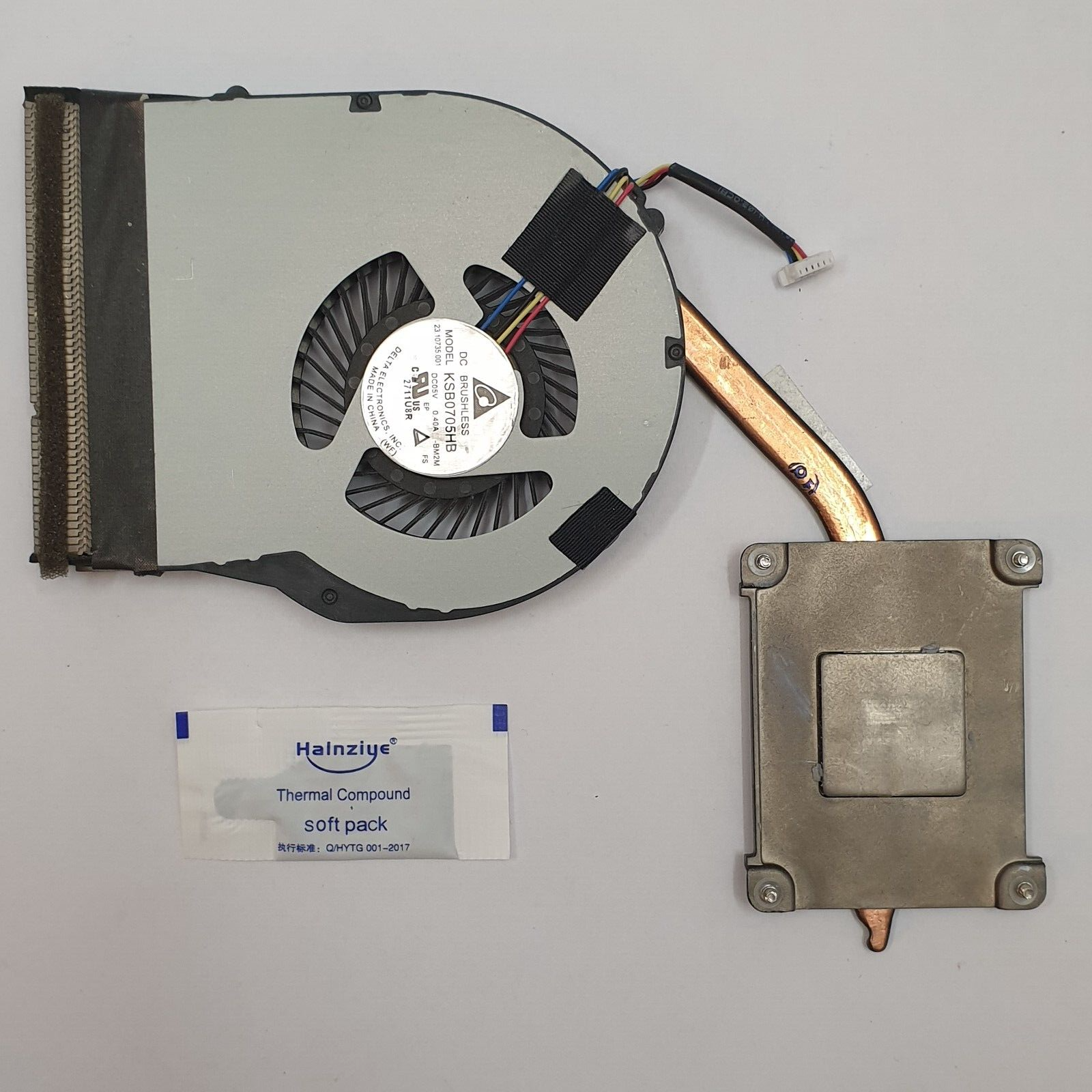 Lenovo ThinkPad Edge E335 Kühler Lüfter Heatsink Fan mit Wärmeleitpaste – Bild 2