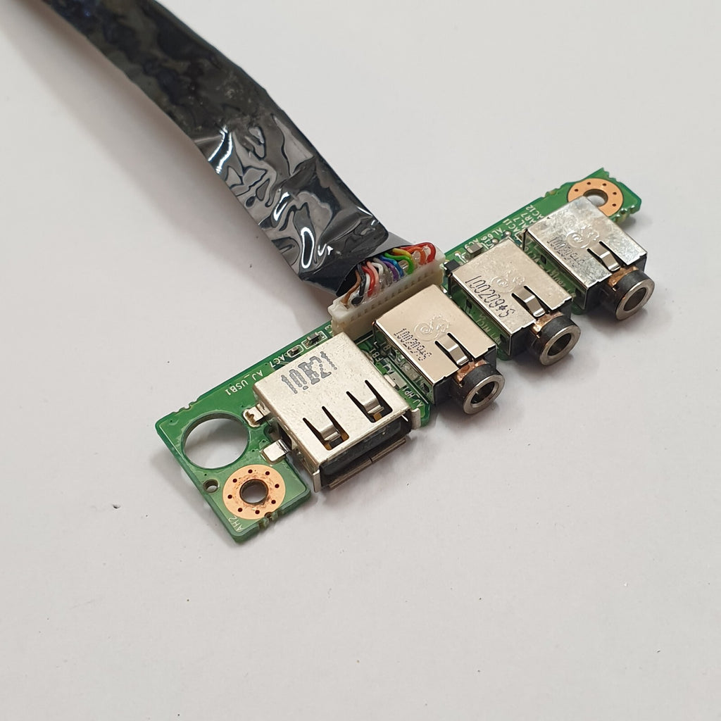 Clevo W76T USB Audio Port Platine I/O Board mit Kabel