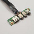Clevo W76T USB Audio Port Platine I/O Board mit Kabel