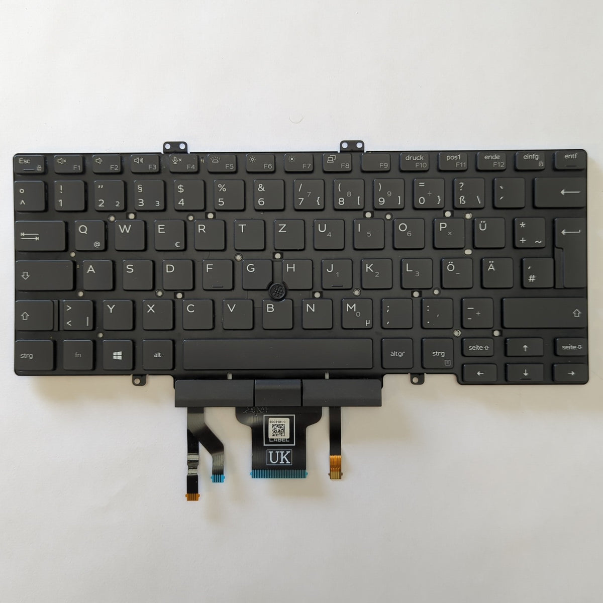 Dell Latitude 5411 Tastatur Deutsch QWERTZ Keyboard Backlit