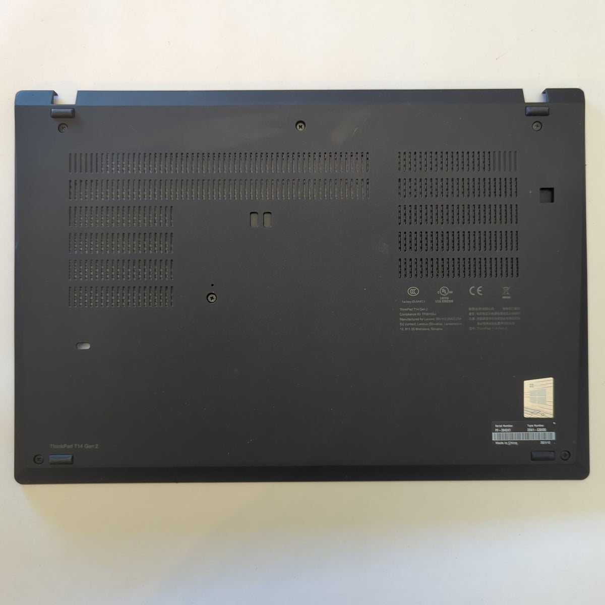 Lenovo ThinkPad T14 G2 Gen 2 Gehäuse Unterschale Unterteil Bottom Base Case