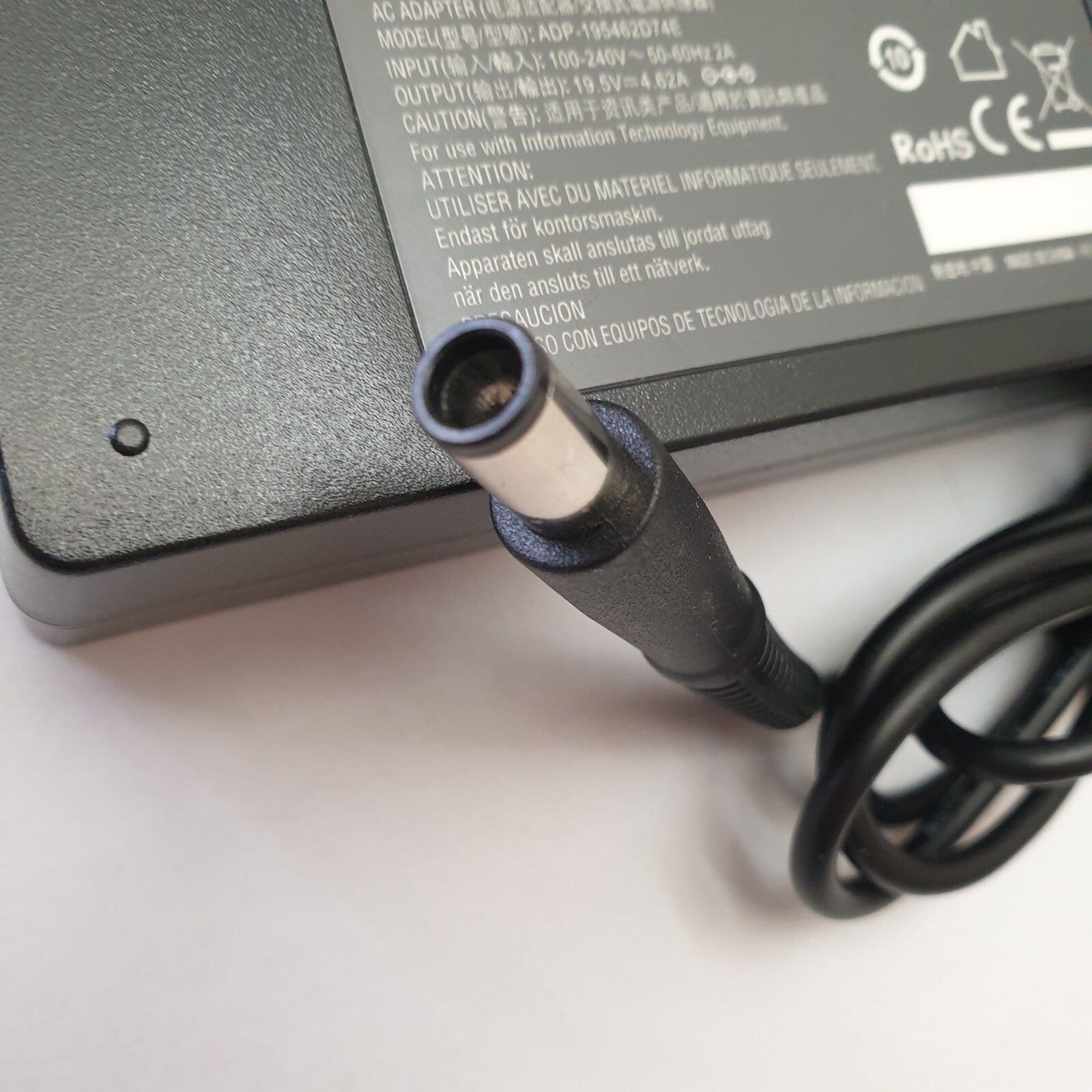 Netzteil DELL Notebooks 90W 7,4x5,0mm Latitude Inspiron XPS Precision Stromkabel – Bild 2