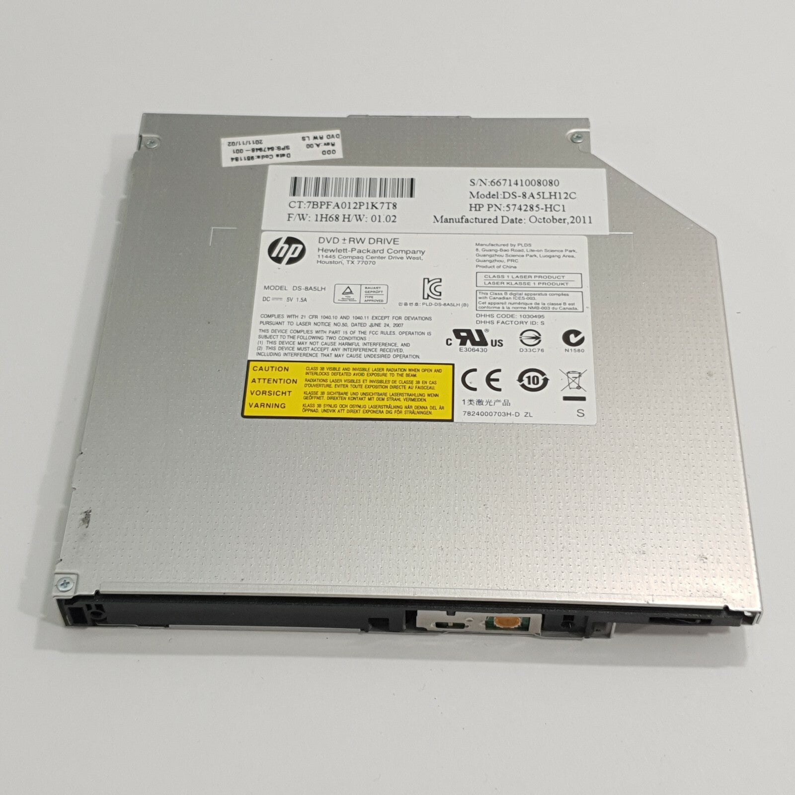 HP ProBook 4330s DVD Laufwerk OHNE Brenner DVD RW Drive DS 8A5LH