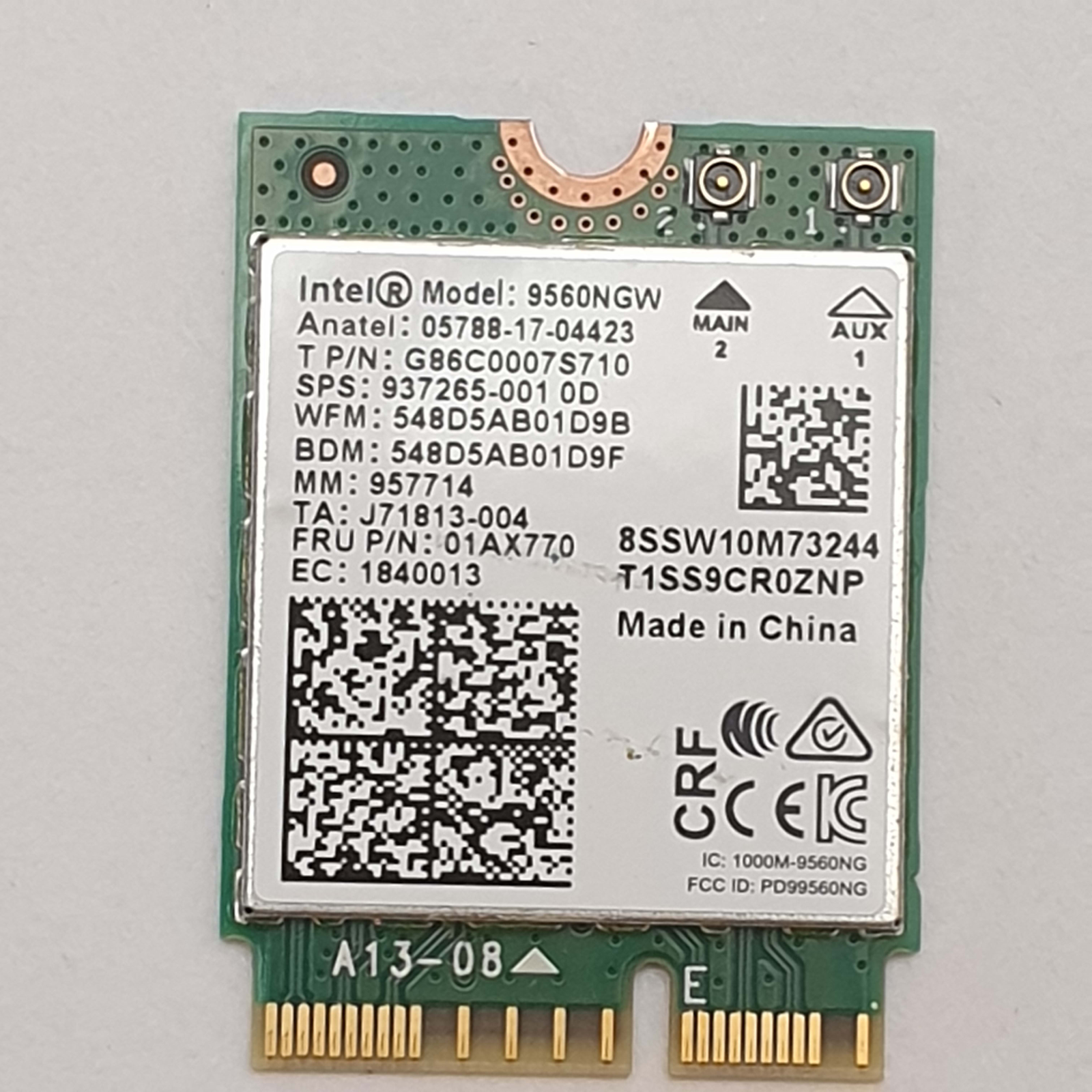 Fujitsu Lifebook U939X WLAN Karte WiFi Bluetooth M.2 2230 Wireless Adapter – Bild 3