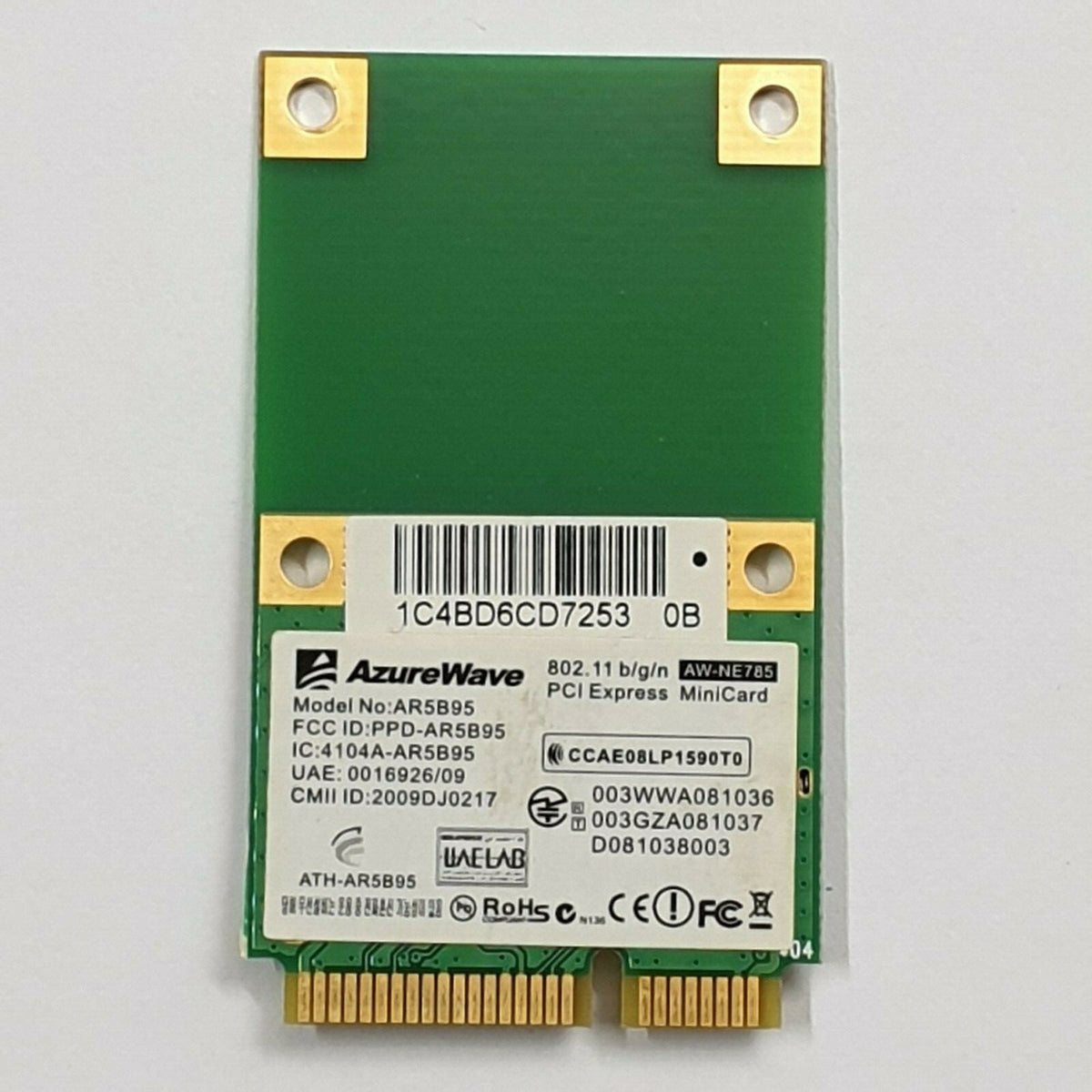 Asus X5DC Series WLAN Karte Wifi AzureWave AW-NE785 AR5B95 Wireless Modul