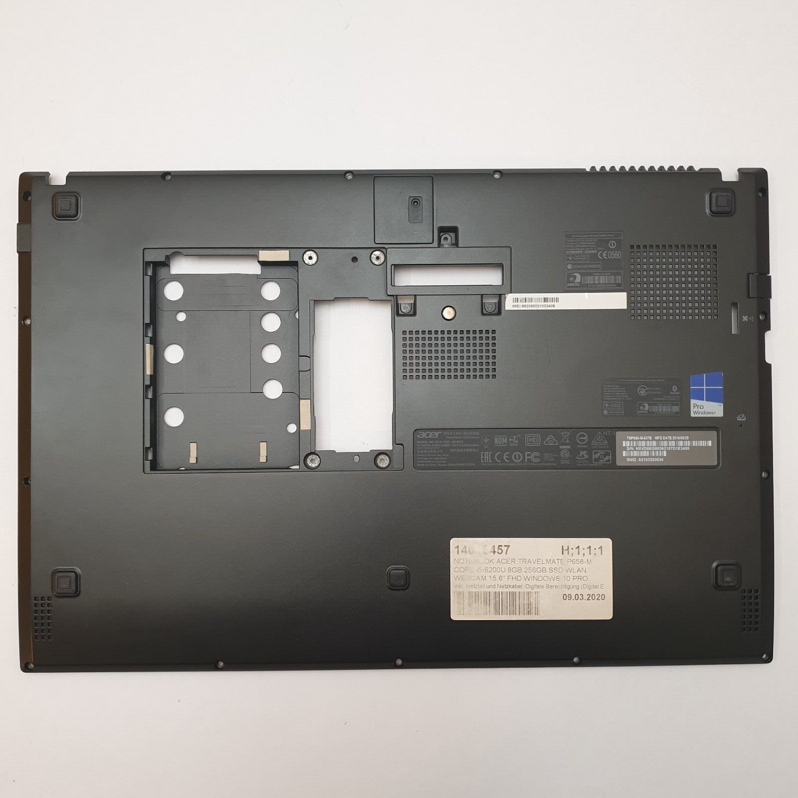 Acer TravelMate P658-M Gehäuse Unterschale Unterteil Bottom Base Ersatzteil