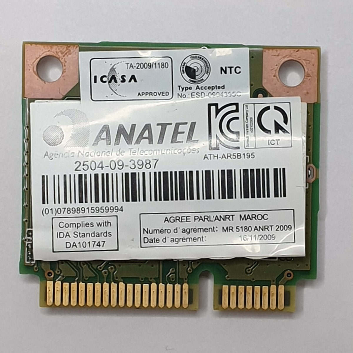 Toshiba Tecra R850 WLAN Karte Wifi Wireless LAN Card Modul PA3894U-1MPC