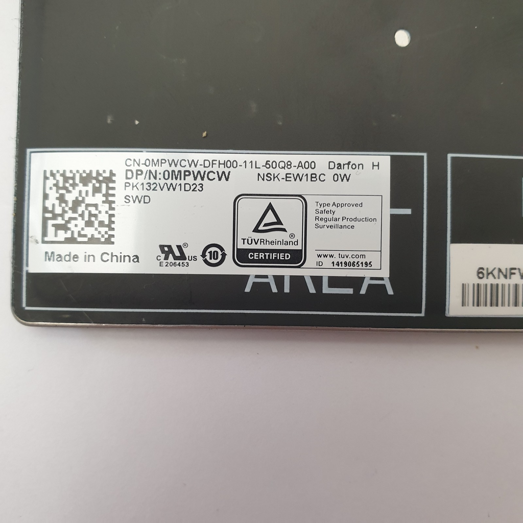 Dell Latitude 5410 Keyboard Swedish Finnish QWERTY Tastatur – Bild 3