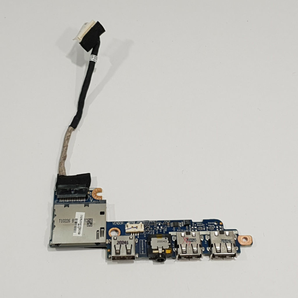 HP ProBook 5320m Audio Sound USB I/O Board Platine USB Port Audio Jack