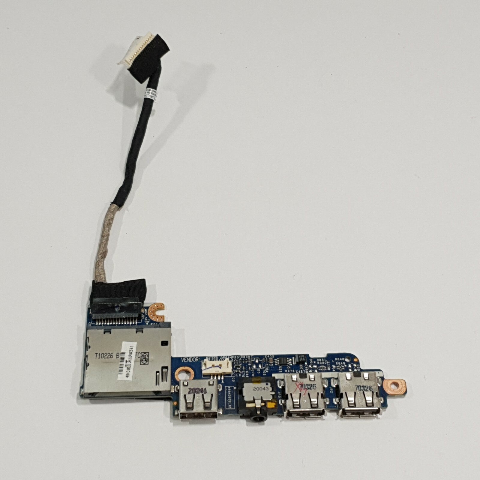 HP ProBook 5320m Audio Sound USB I/O Board Platine USB Port Audio Jack
