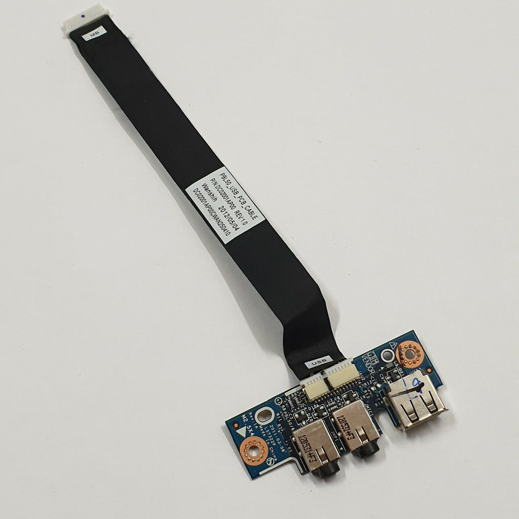 Asus A53U K53U X53U Series Audio USB Audio Board I/O Platine mit Kabel