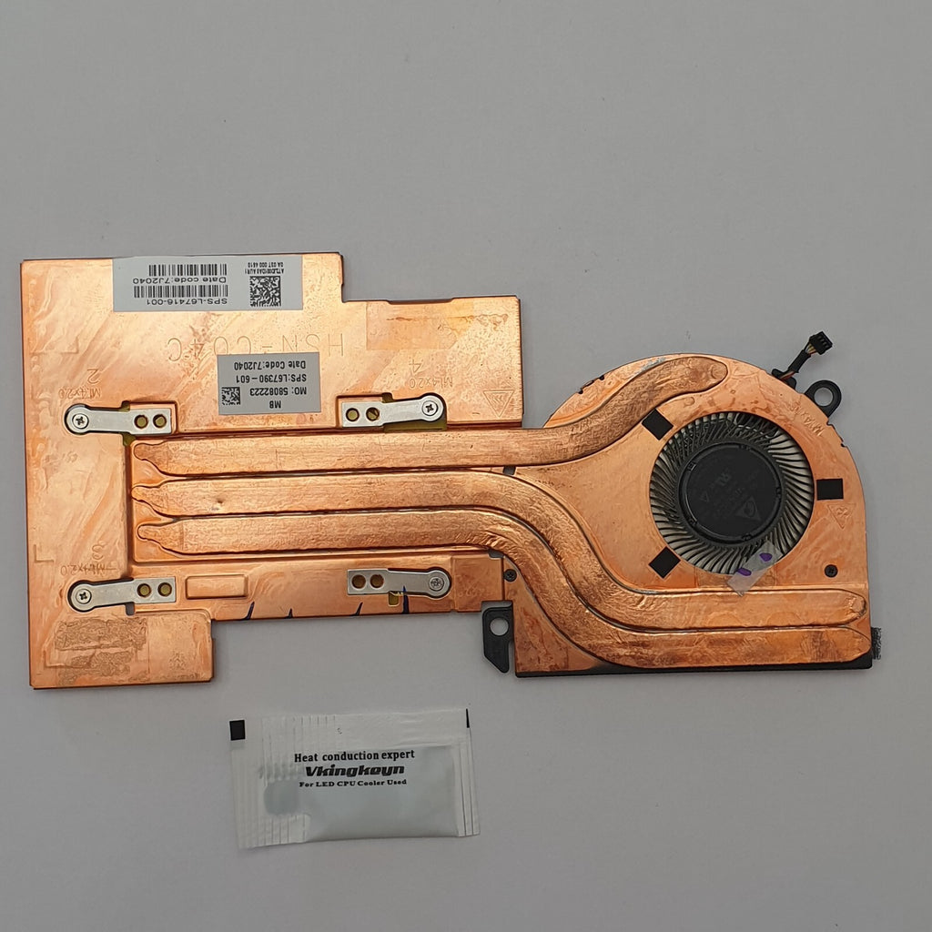 HP Elite X2 G4 Kühler Lüfter Heatsink Fan inkl Wärmeleitpaste