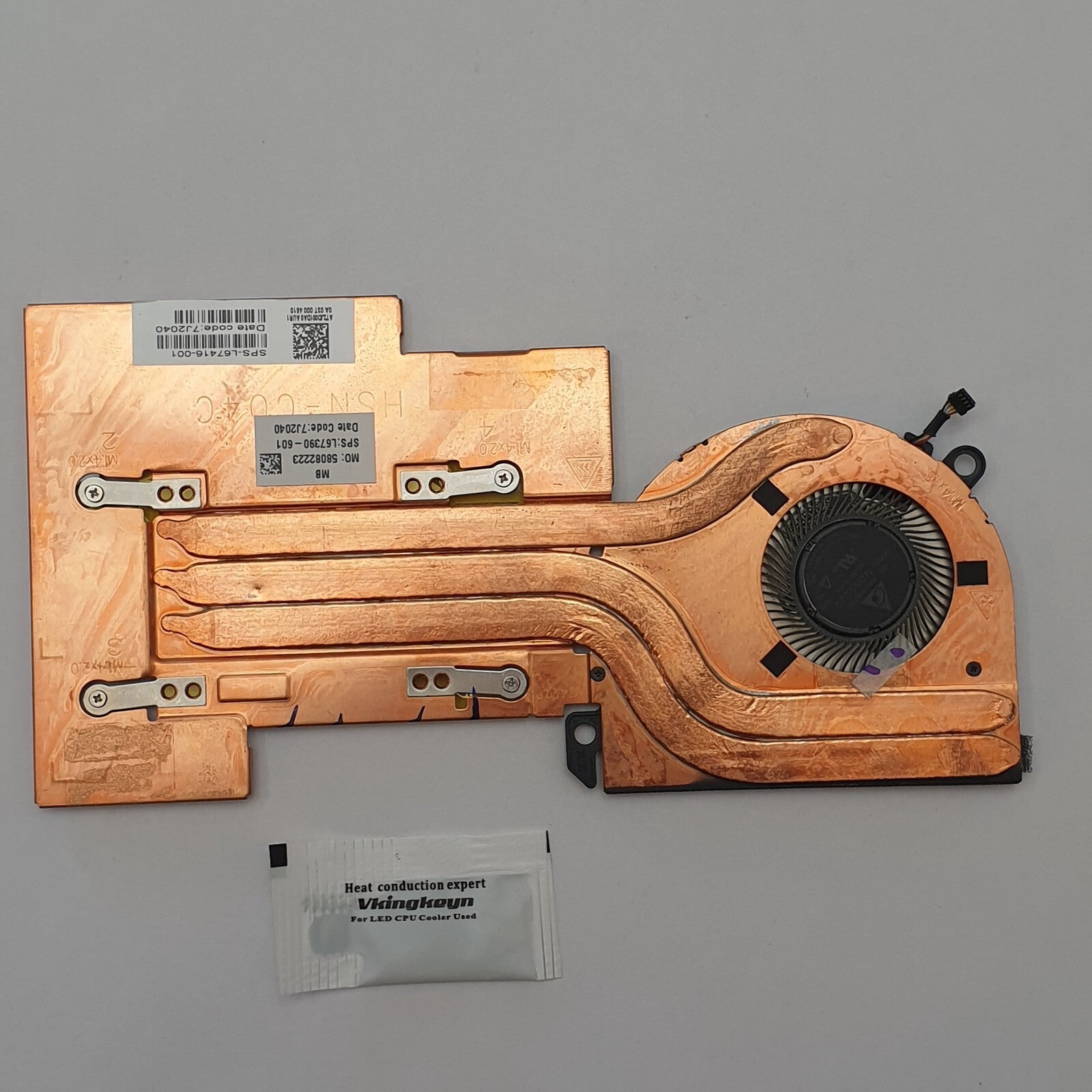 HP Elite X2 G4 Kühler Lüfter Heatsink Fan inkl Wärmeleitpaste