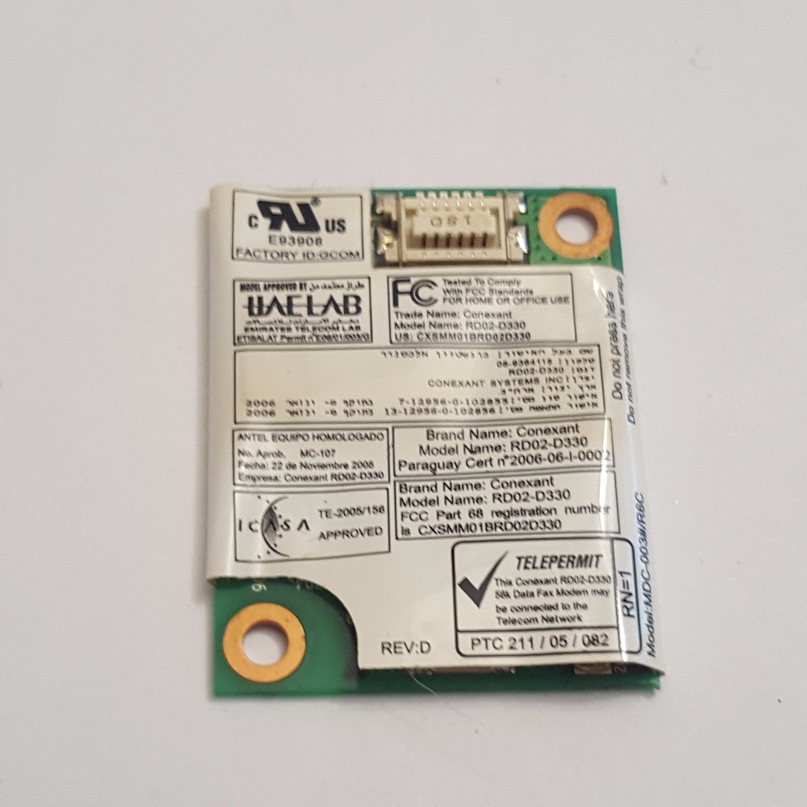 Acer Aspire 5542G Modem Board RD02-D330 Ersatzteil – Bild 2