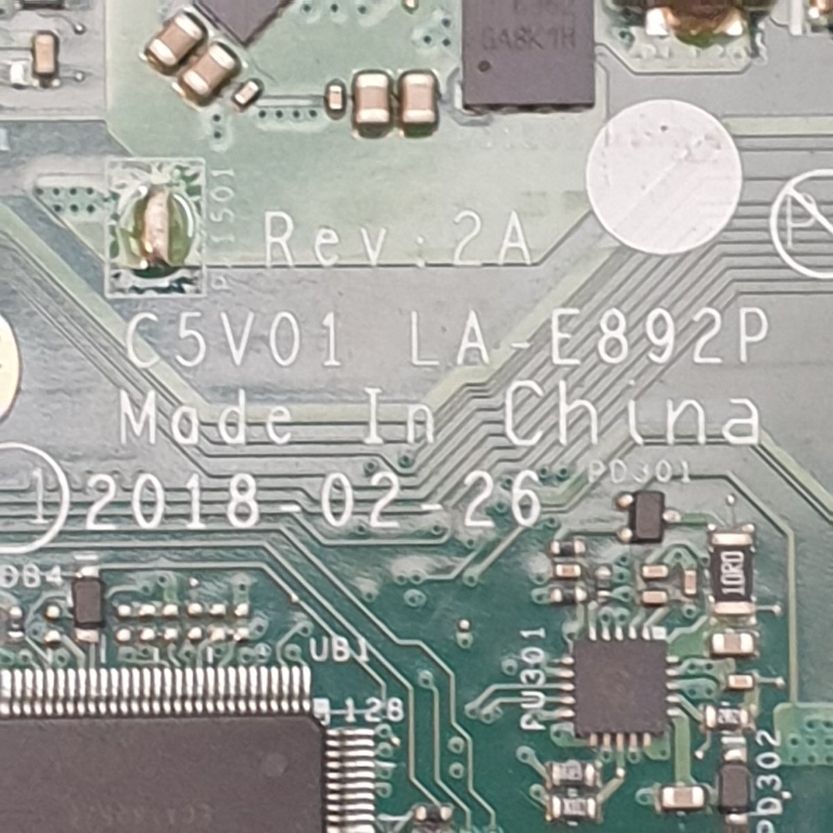 Acer Aspire 3 A315-53 Mainboard i5-8250U Motherboard Systemboard LA-E892P