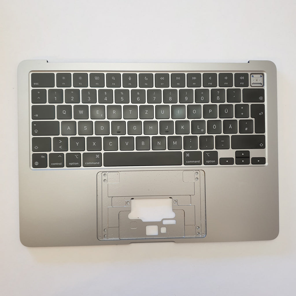 Apple MacBook Air A2681 Tastatur Handauflage DE QWERTZ Palmrest ohne Touch ID