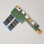 Fujitsu Lifebook U758 USB Audio LAN HDMI Board Platine I/O Karte – Bild 2