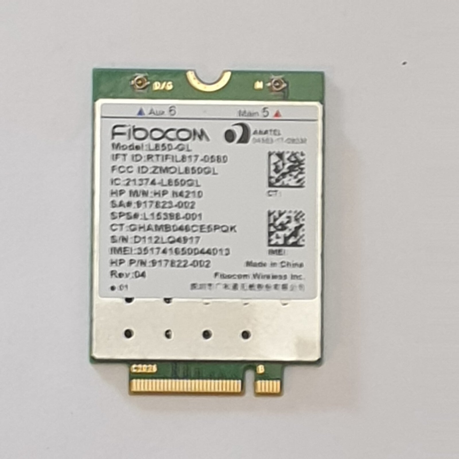 HP EliteBook 850 G6 WWAN Karte 4G Modul LTE Card L850-GL