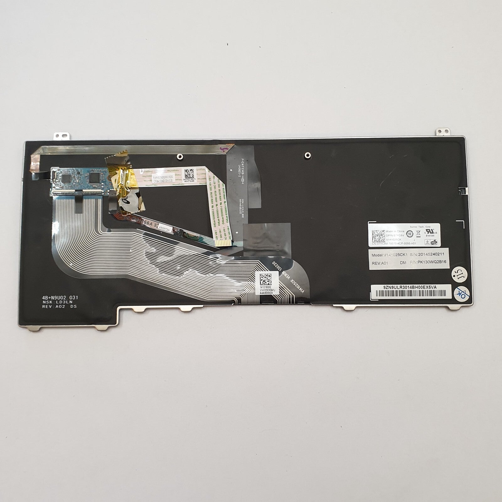 Dell Latitude E5440 Tastatur Nordisch QWERTY Keyboard Backlit Beleuchtet – Bild 2