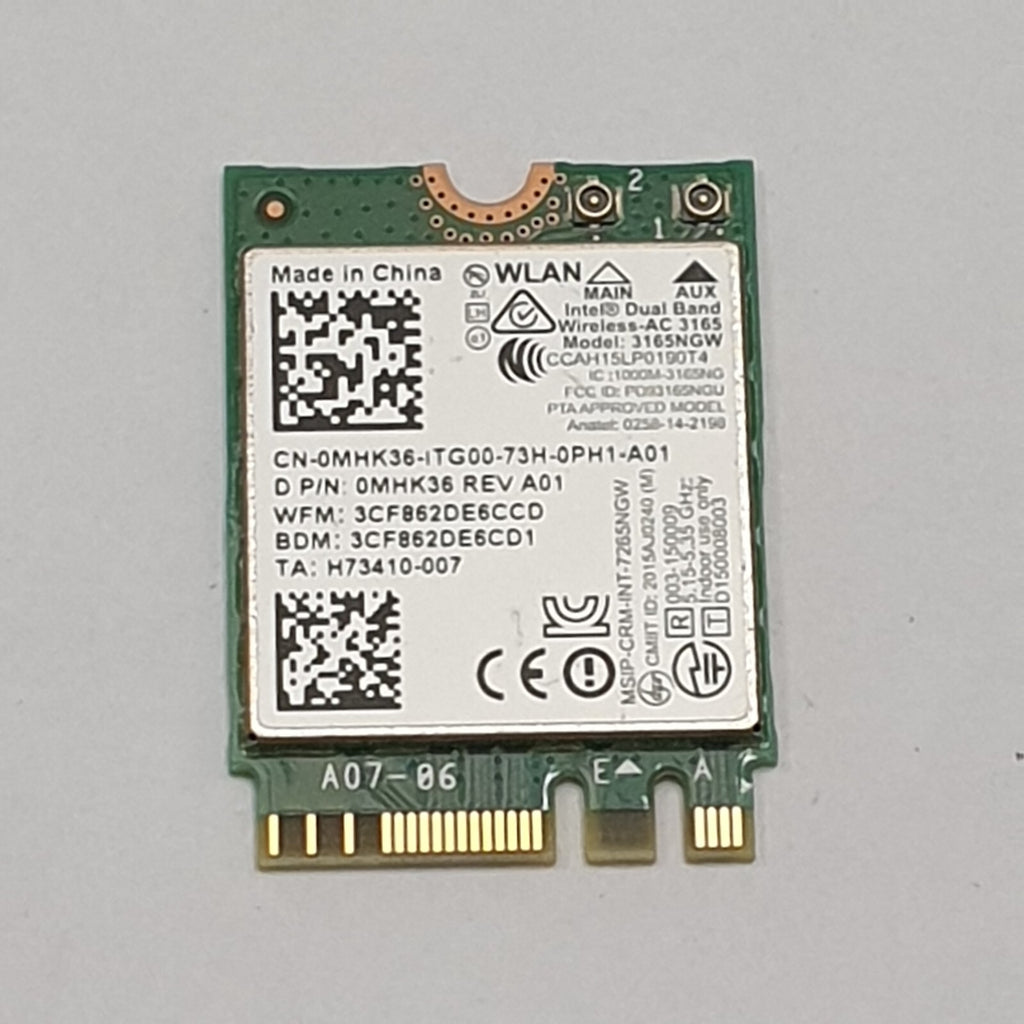 Dell Vostro 15 5000 Series WLAN Karte Intel Dual Band Wireless AC 3165NGW Modul