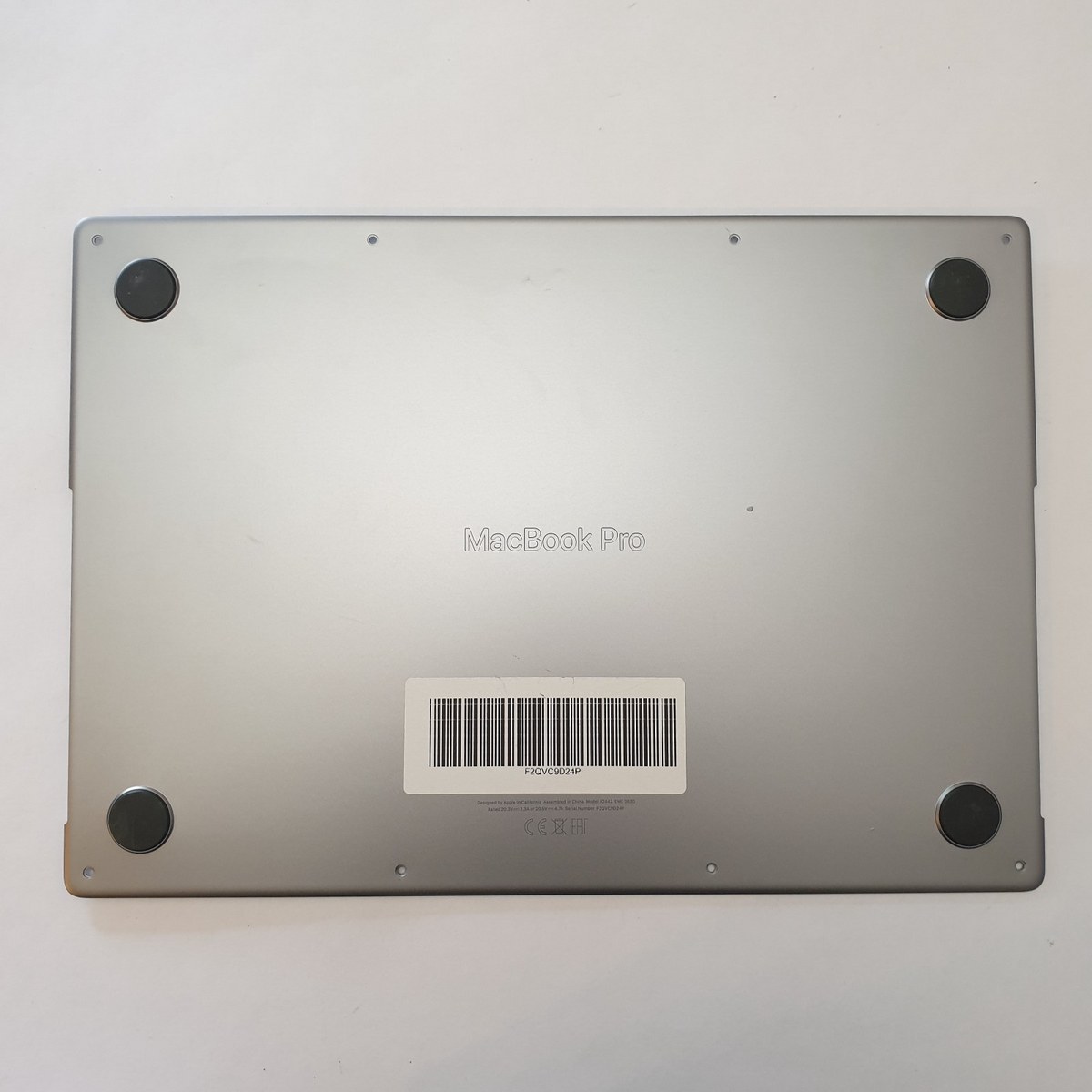 Apple MacBook Pro 14" A2442 2021 14 A2442 2021 Gehäuse Unterschale Unterteil