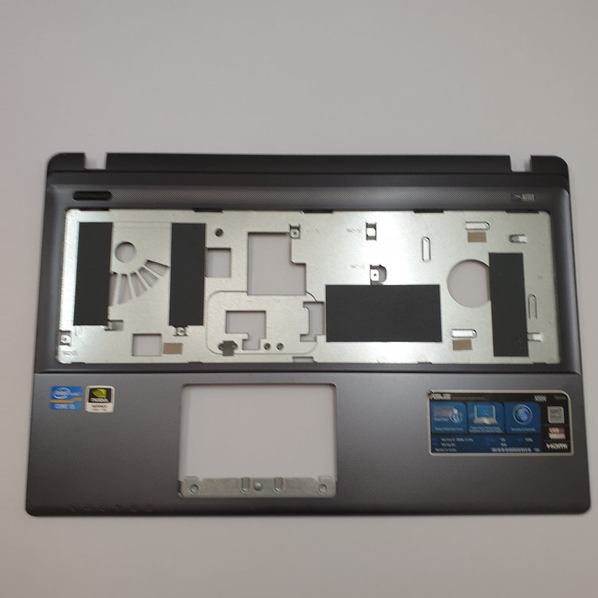 Asus X55V Handauflage Gehäuse Oberteil Palmrest Top Case Grau