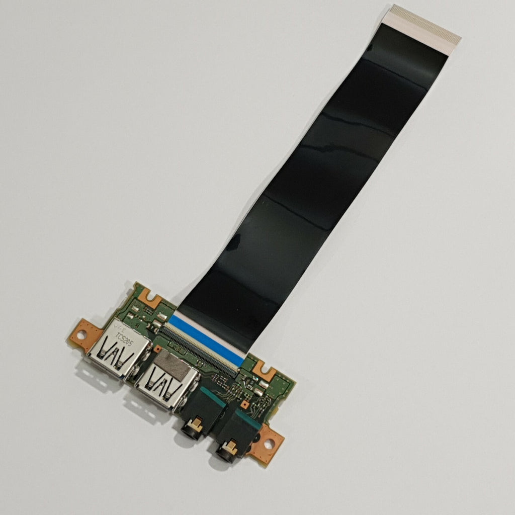 Fujitsu Lifebook E734 Audio Sound USB USB Audio Board I/O Platine mit – Bild 2