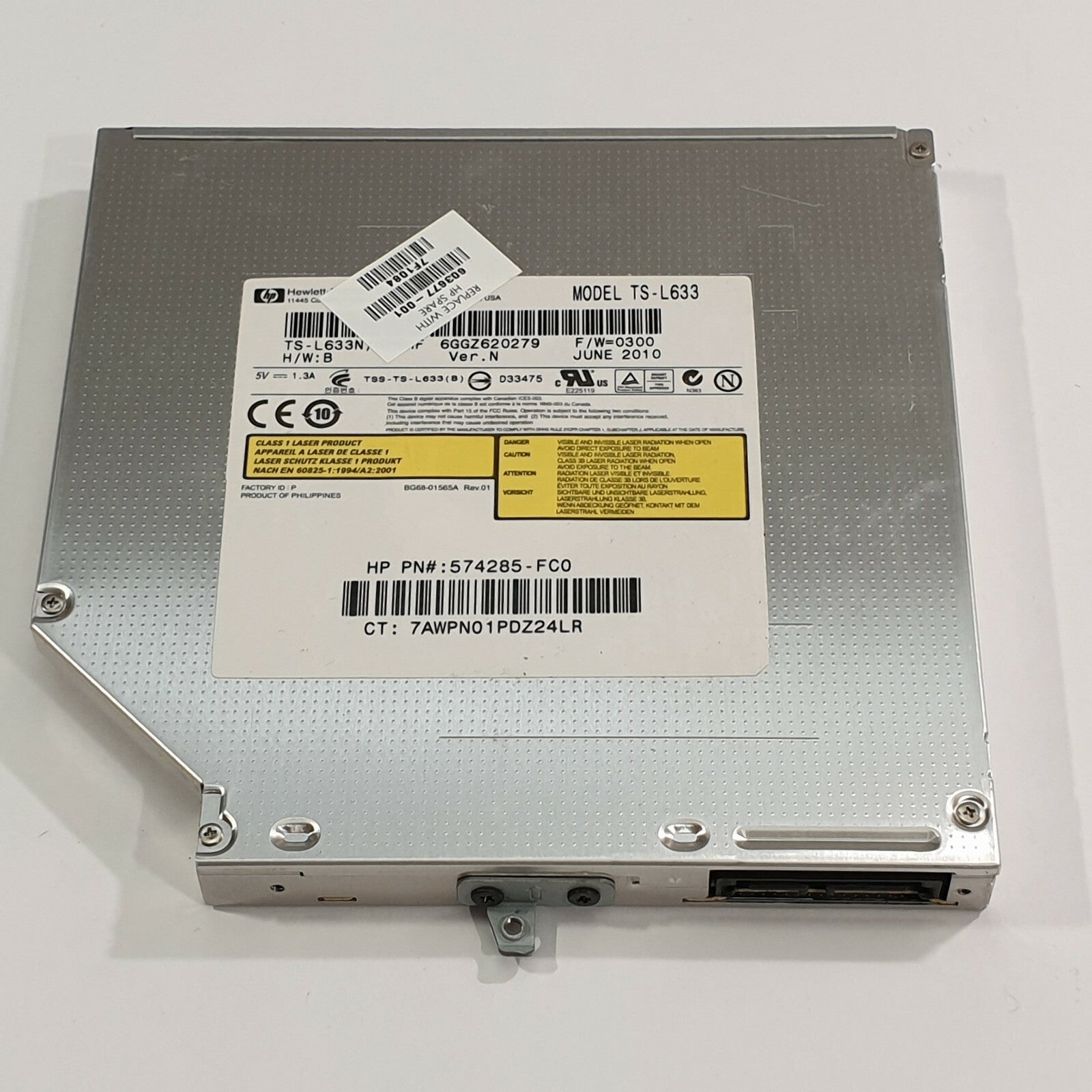 HP Pavilion dv6 3000 DVD Laufwerk CD Brenner DVD RW Drive TS L633 – Bild 2