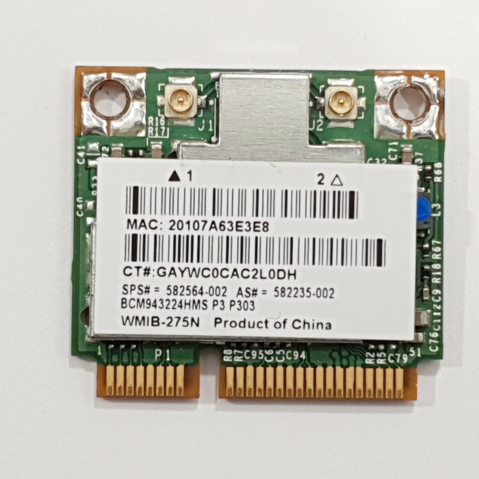 HP EliteBook 2560p WLAN Karte WIFI Broadcom BCM943224HMS Wireless Modul