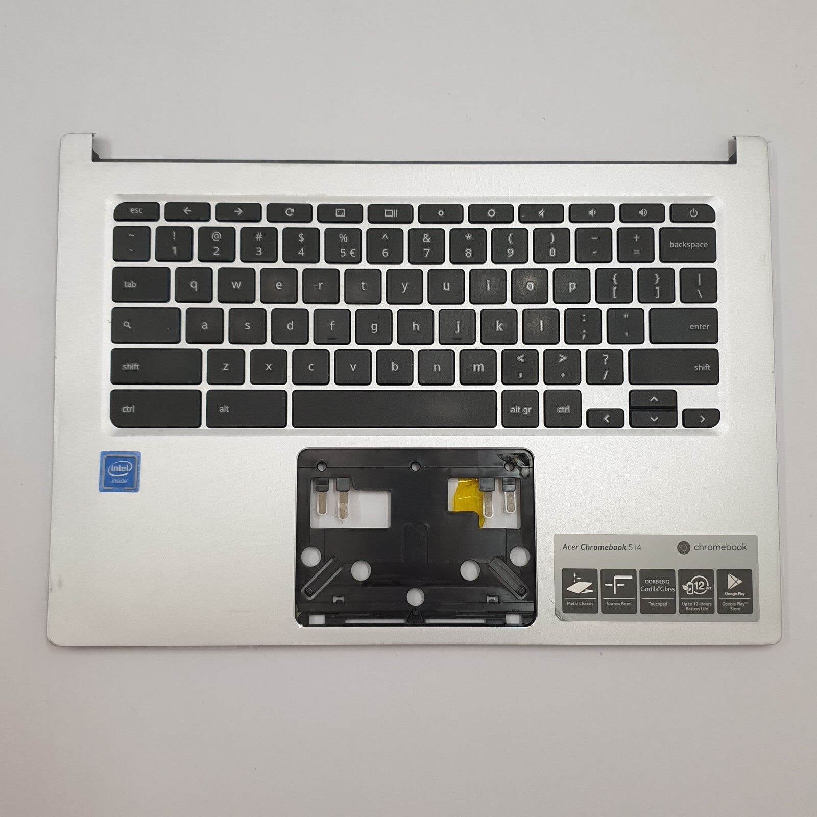 Acer Chromebook CB514-1H Handauflage Tastatur English US QWERTY Palmrest ohne