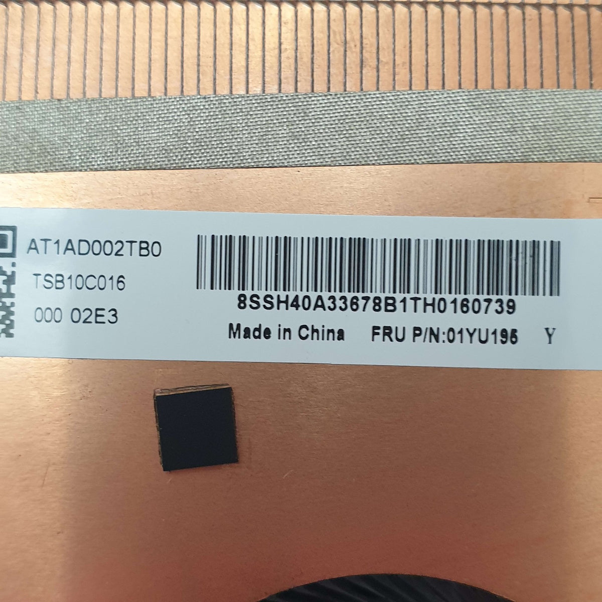 Lenovo ThinkPad T590 CPU Kühler Lüfter Heatsink Fan Wärmeleitpaste Cooler