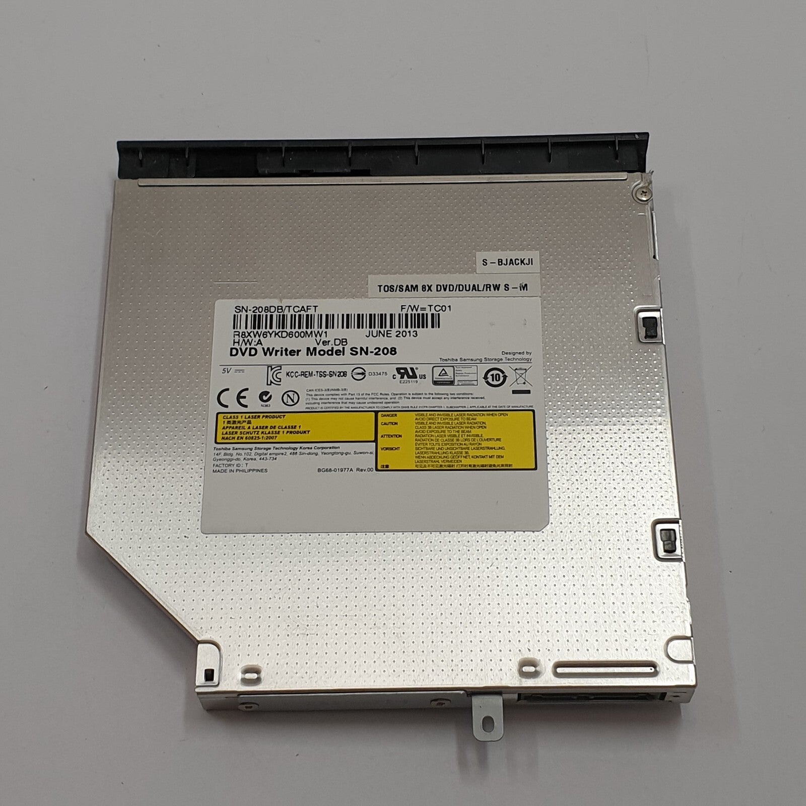 Clevo W355ST DVD Laufwerk mit Blende Brenner Slim SATA DVD Writer SN 208 – Bild 2