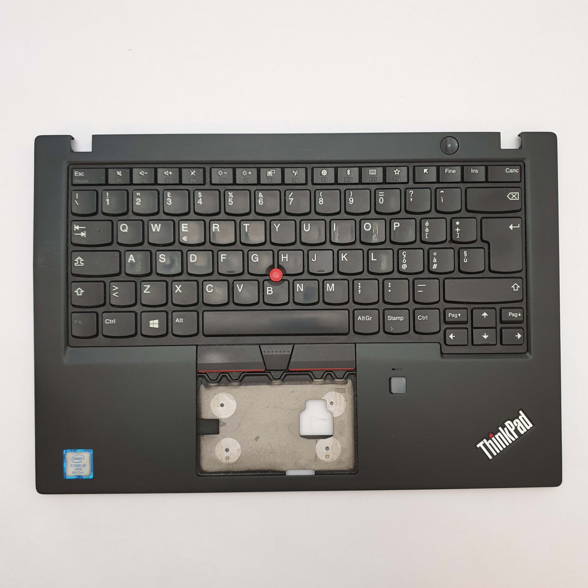 Lenovo ThinkPad T480s Handauflage Tastatur QWERTY IT Palmrest Keyboard