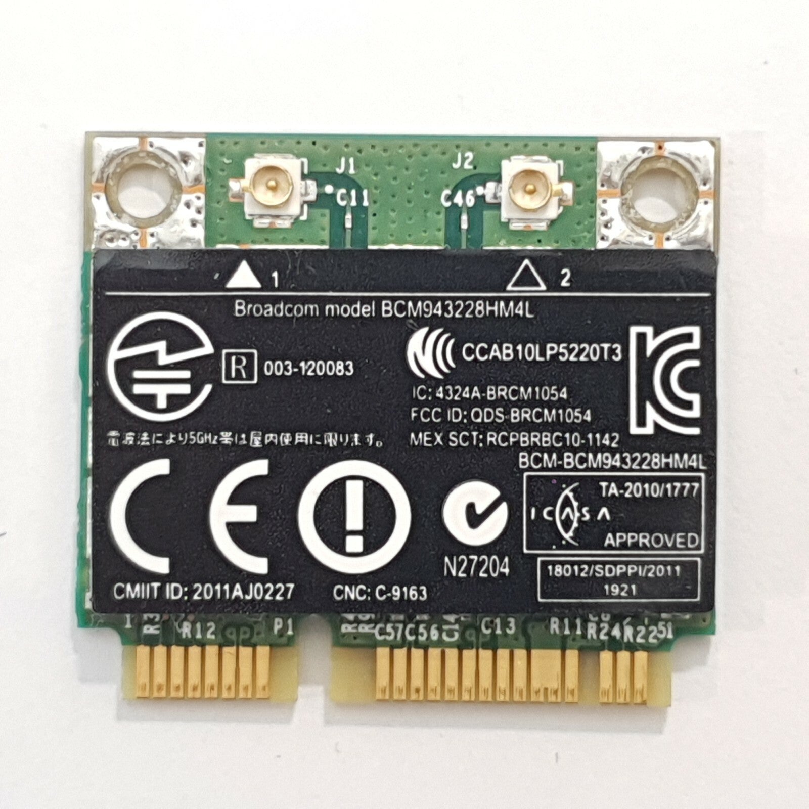 HP ProBook 6475b WLAN Karte Wifi Broadcom BCM943228HM4L Wireless Modul