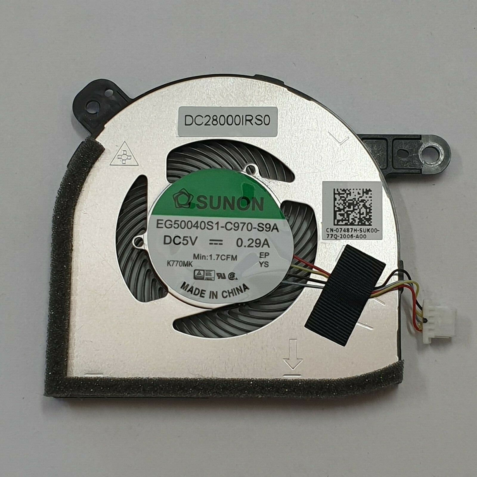 Dell Latitude 12 5285 Original CPU Lüfter Fan Cooling Fan – Bild 2