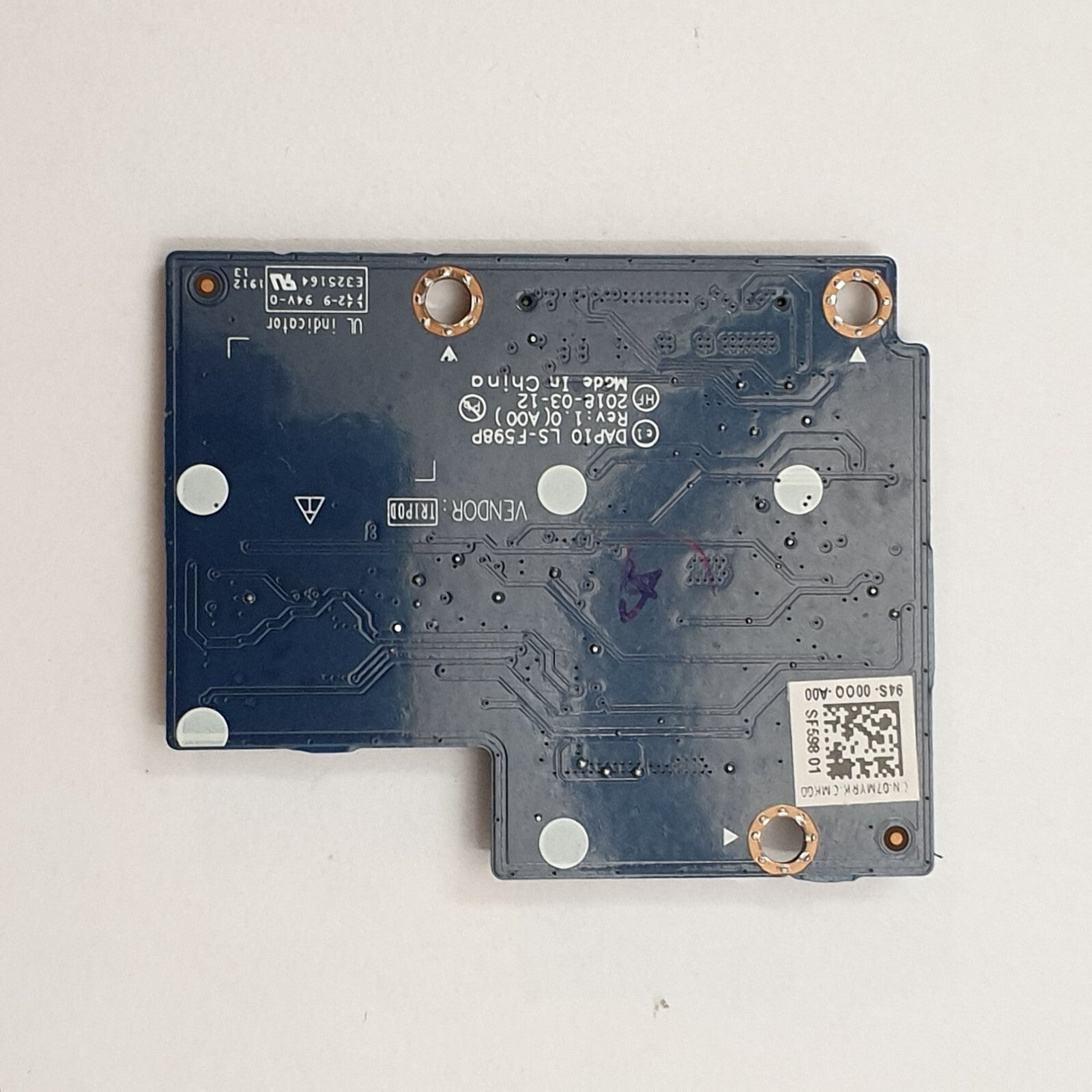 Dell Precision 7530 Akku Anschluss Board Battery Connector LS-F598P 07MYRK – Bild 2