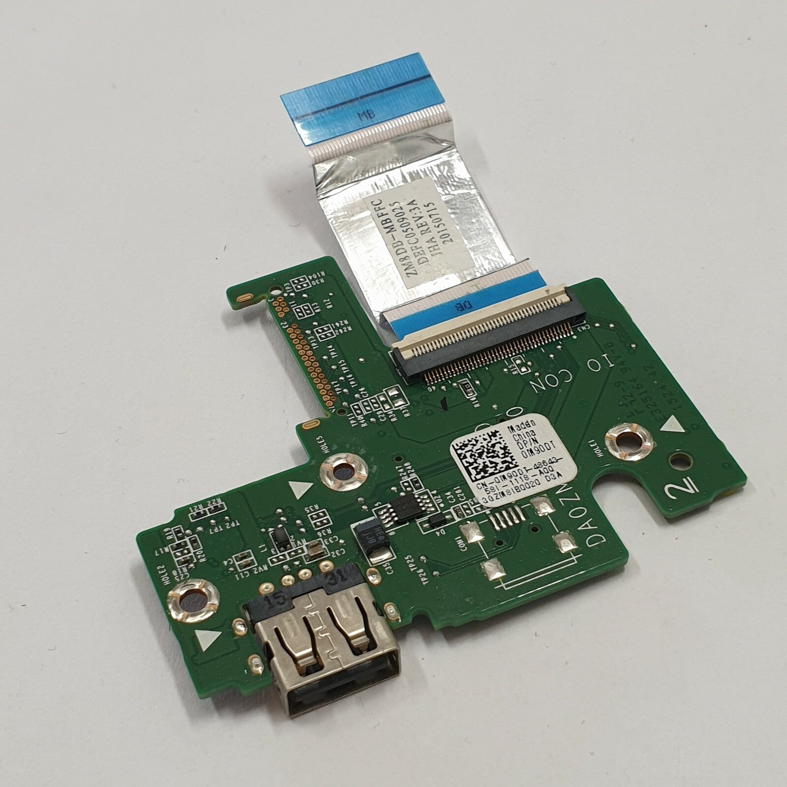 Dell Chromebook 11 3120 USB I/O Board Platine mit Flachbandkabel – Bild 2