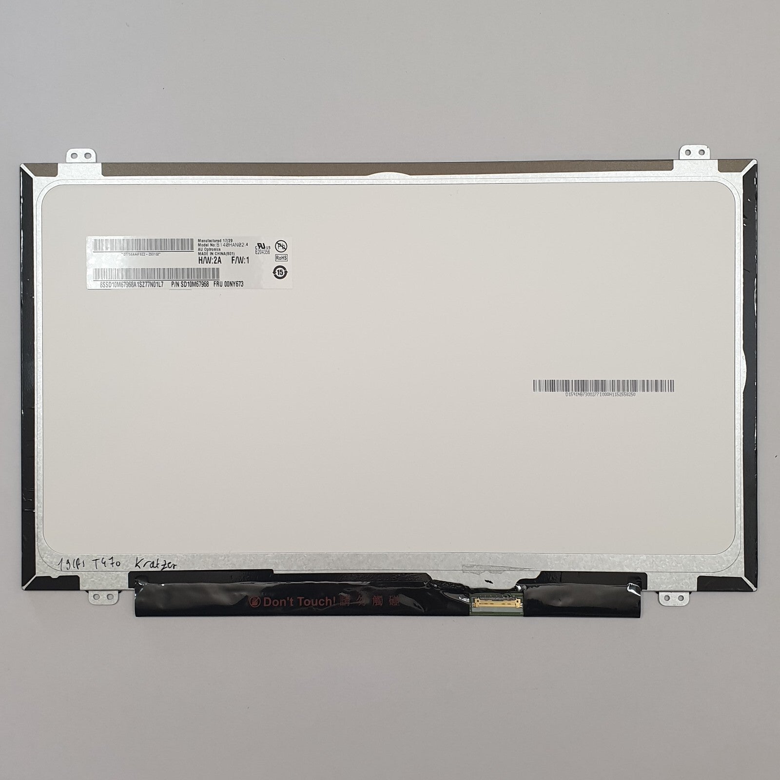 Lenovo ThinkPad L470 T470 L480 FHD Display 14" B140HAN02.4 LCD Bildschirm – Bild 2