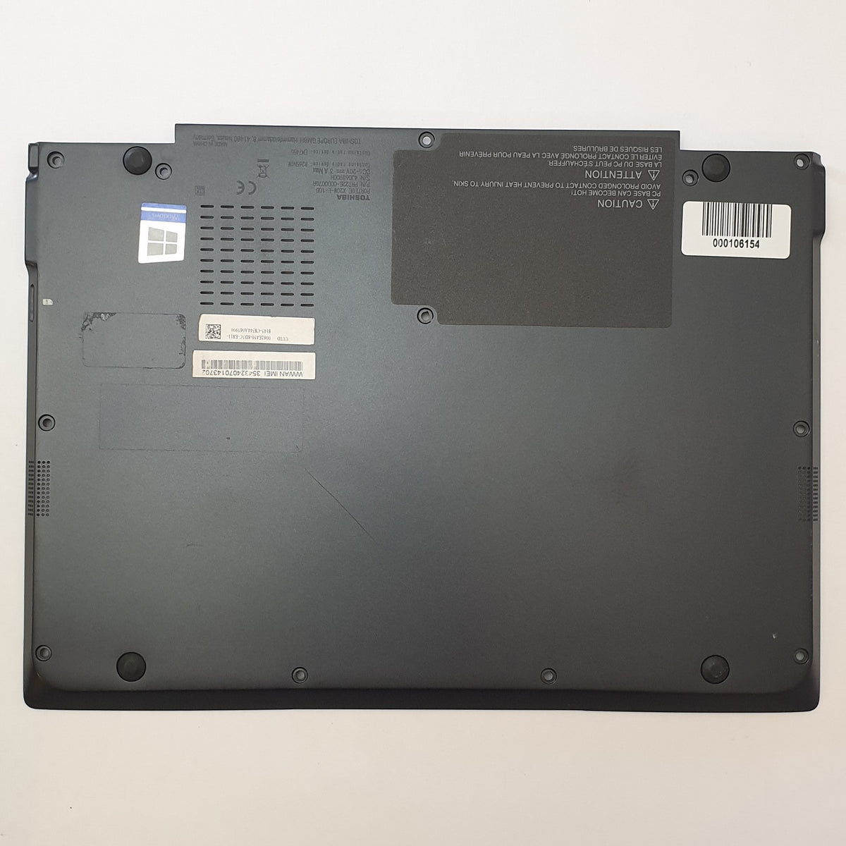 Toshiba Portege X20W‑E‑10D X20W E 10D Gehäuse Unterschale Unterteil Bottom Base